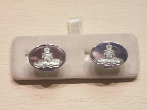 Royal Artillery Sterling Silver cufflinks - Click Image to Close